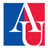 American University logo